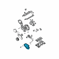 OEM 2004 Infiniti QX56 Lower Engine Oil Pan Diagram - 11110-7S010