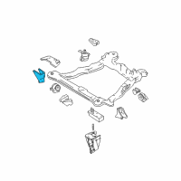 OEM 2005 Hyundai Tiburon Bracket-Roll Support, Rear Diagram - 45217-39660