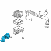 OEM 2018 Ram ProMaster City Air Inlet Duct Diagram - 68320073AA