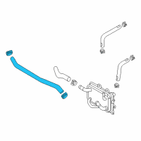 OEM Kia Hose Assembly-Radaator, Lower Diagram - 25415D5501