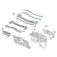 OEM 2018 Honda Clarity Tube (850) Diagram - 76897-TRT-A01