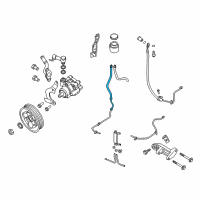 OEM 2019 Nissan NV2500 Hose-Return, Power Steering Diagram - 49725-1PE0A