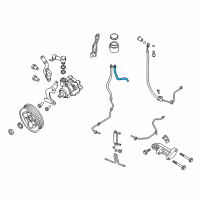 OEM 2012 Nissan NV3500 Hose Assy-Suction, Power Steering Diagram - 49717-1PE0A