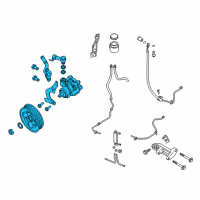 OEM 2018 Nissan NV2500 Pump Power Steering Diagram - 49110-1PE0A