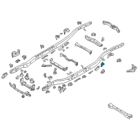 OEM 2016 Infiniti QX80 Bracket-Cab Mounting, 4TH RH Diagram - 95142-1LA0A