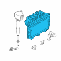 OEM 2021 BMW X1 BASE CONTROL MODULE DME 84T1 Diagram - 12-14-9-897-880