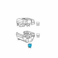 OEM Ram Relay-Micro Diagram - 6106093AA