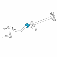 OEM 2008 Jeep Liberty BUSHING-STABILIZER Bar Diagram - 52125323AC