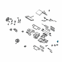 OEM BMW Actuator, Fresh Air Recirc. Diagram - 64-11-6-930-322