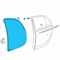 OEM 2005 Toyota Echo Door Weatherstrip Diagram - 67871-52040