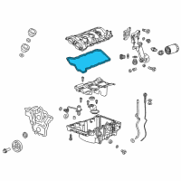 OEM 2016 Cadillac XTS Valve Cover Gasket Diagram - 12639658