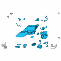 OEM Lexus Headlamp Assembly, Left Diagram - 81150-50432