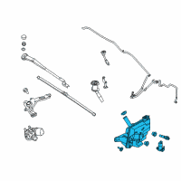 OEM 2017 Ford Focus Reservoir Assembly Diagram - CV6Z-17618-D