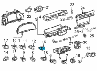 OEM 2019 Toyota Camry Trunk Lid Switch Diagram - 84840-33120