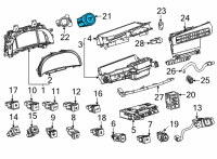 OEM 2020 Toyota Mirai Power Switch Diagram - 89611-30142