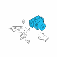 OEM Nissan Sentra Anti Skid Actuator Assembly Diagram - 47660-ZT54A