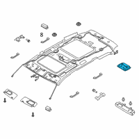 OEM Kia Telluride Interior Lights Diagram - 92620S9000