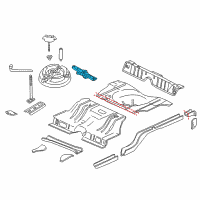 OEM 2006 Chevrolet Impala Jack Asm Diagram - 15260638