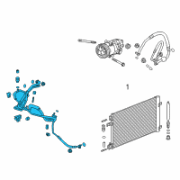 OEM 2012 Buick Verano Liquid Hose Diagram - 23375758