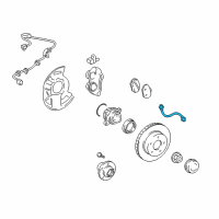 OEM 2019 Toyota 4Runner Brake Hose Diagram - 90947-02J01