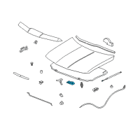 OEM Chevrolet Equinox Lock Plate Diagram - 15799990