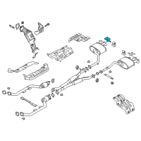 OEM 2019 Kia Stinger Support Assembly-Hanger Diagram - 28785J5115