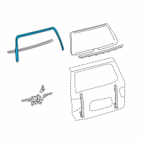 OEM 2007 Toyota Sequoia Run Channel Diagram - 68275-0C010