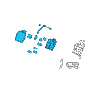 OEM 2006 Chevrolet Impala Block Asm-Accessory Wiring Junction Diagram - 84234967