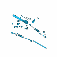 OEM Hyundai Genesis Gear & Linkage Assembly-Power Steering Diagram - 57700-3M780