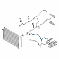 OEM 2018 BMW 640i Pressure Hose Assy Diagram - 64-53-9-376-983