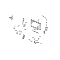 OEM Acura TSX Tube, Reserve Tank Diagram - 19104-RL2-G00