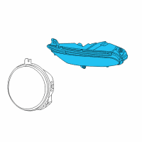 OEM 2020 Chrysler 300 Led Fog Lamp Diagram - 68294008AA