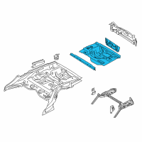 OEM BMW 640i xDrive Gran Coupe Luggage-Compartment Floor, Rear Diagram - 41-12-7-263-818