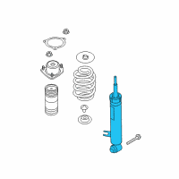 OEM 2015 BMW X6 Rear Left Shock Absorber Diagram - 33-52-6-867-865