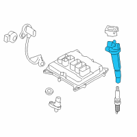 OEM 2020 BMW 840i Gran Coupe Ignition Coil Diagram - 12-13-8-643-360