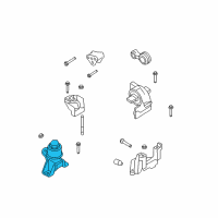 OEM Mercury Front Mount Diagram - 6E5Z-6038-CK