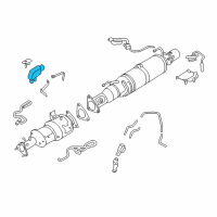 OEM 2017 Nissan Titan XD Sensor Assembly-DPF Pressure Diagram - 22771-EZ40A