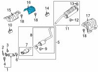 OEM 2019 Kia Rio Protector-Heat Center Diagram - 28793H8100