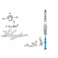 OEM 2012 Cadillac CTS Strut Diagram - 20829918