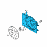 OEM Kia Forte SHROUD-Radiator Diagram - 25350F2000