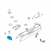 OEM 2003 Hyundai Tiburon Indicator Assembly-Shift Lever Diagram - 46750-2C100