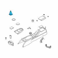 OEM Hyundai Boot Assembly-Shift Lever Diagram - 84640-2C200