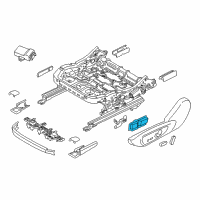 OEM 2013 Lincoln MKZ Adjuster Switch Diagram - DG9Z-14A701-BA