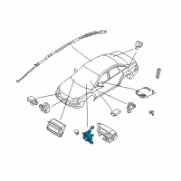 OEM Ford Mustang Clock Spring Diagram - 8G1Z-14A664-A