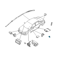 OEM Ford Taurus Occupant Sensor Diagram - 6F9Z-14B416-A