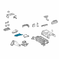 OEM 2014 Toyota Prius V Air Inlet Duct Bracket Diagram - G920U-47010