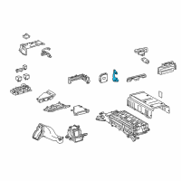 OEM 2015 Toyota Prius Sensor Reinforcement Diagram - G92MD-47010