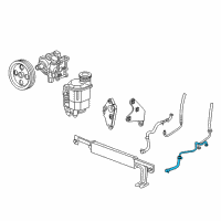 OEM 2004 Dodge Ram 2500 Line-Power Steering Return Diagram - 52106846AE