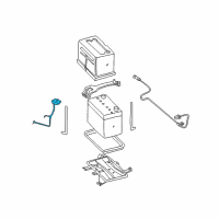 OEM 2002 Nissan Maxima Cable Assy-Battery To Starter Motor Diagram - 24110-2Y000