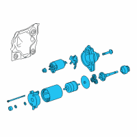 OEM 2021 Lexus IS350 Starter Assy Diagram - 28100-31220